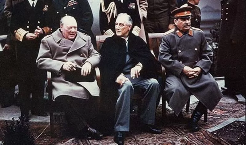 Churchill, Roosevelt,Stalin